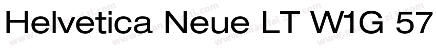 Helvetica Neue LT W1G 57 Bold conde字体转换